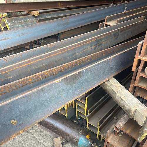 فروش تیر آهن در بازار شاد اباد